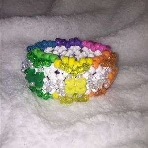 Rainbow Kandi Cuff